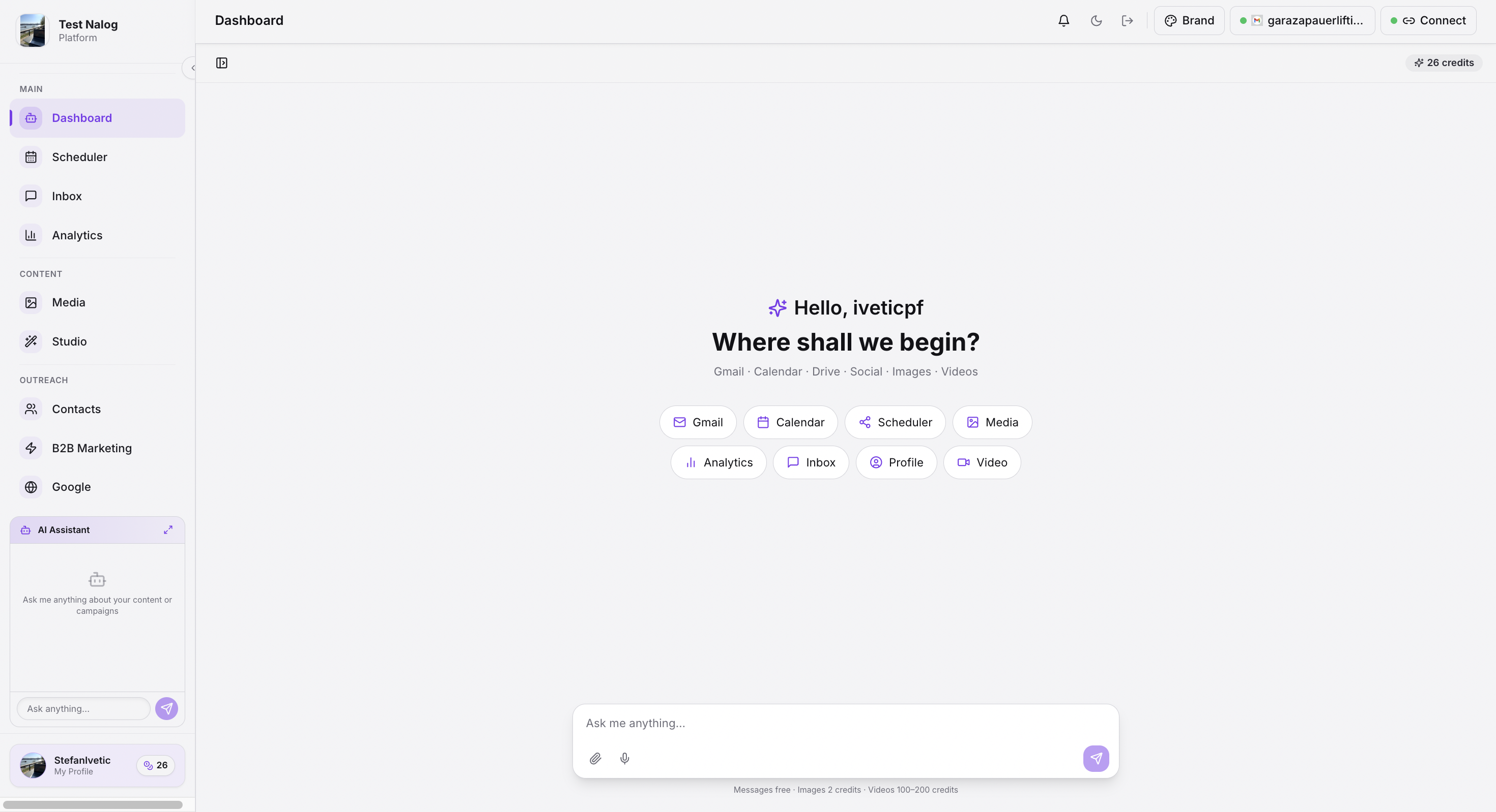 CS Platform screenshot