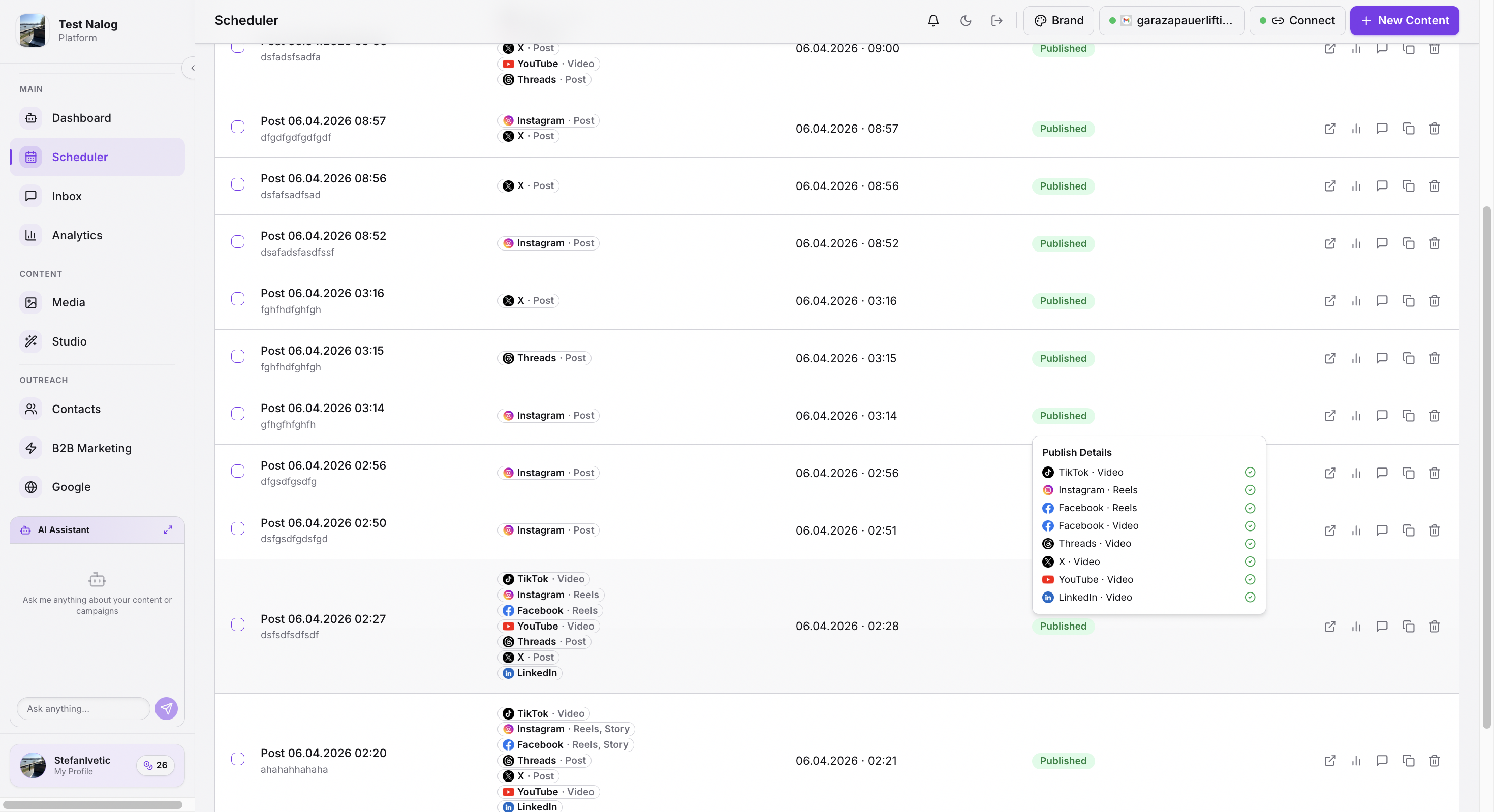 CS Platform - additional screenshot